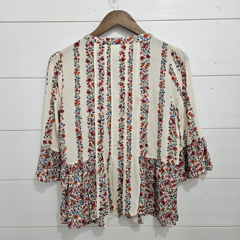 Anthropologie Maeve Hiver Floral Blouse - Picture 3 of 7